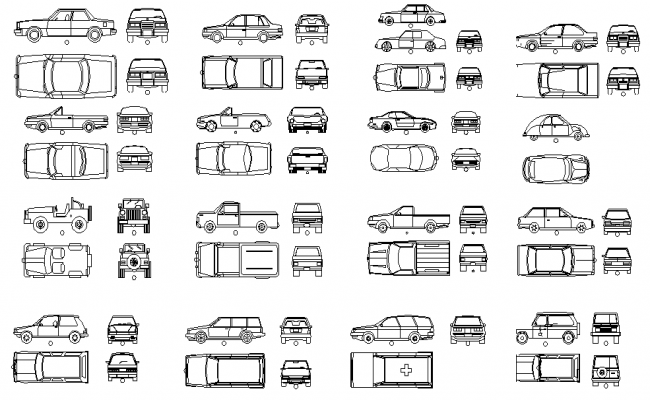 Vehicle Cad Blocks