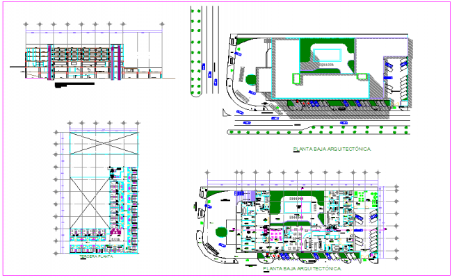 Dubai Hotel Project dwg file - Cadbull