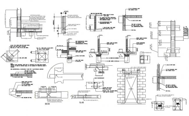 Parapet detail drawing in dwg AutoCAD file. - Cadbull