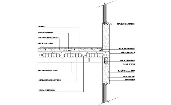 Underground cable scheme section plan autocad file - Cadbull