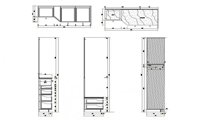 Dynamic dining table with six seats cad block design dwg file - Cadbull