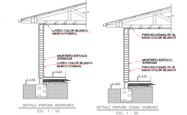 Water tank constructive details dwg file - Cadbull