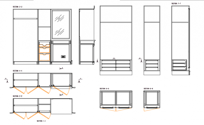 Wardrobe detail and design ,wardrobe detail drawing pdf