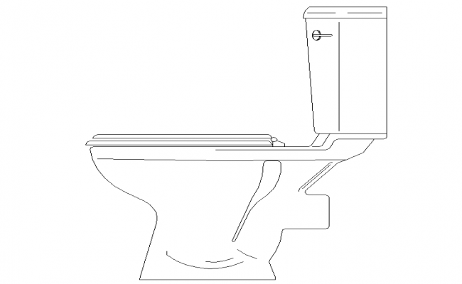 Block for bathroom accessories dwg file - Cadbull