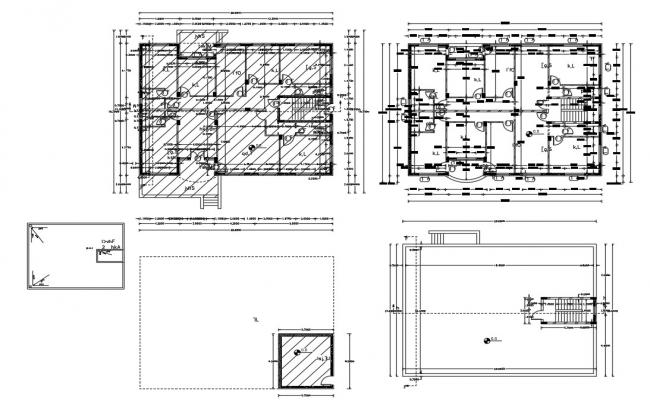 Inside section design drawing of bungalow design drawing - Cadbull