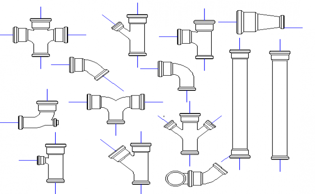 Rain water riser line diagram view dwg file - Cadbull