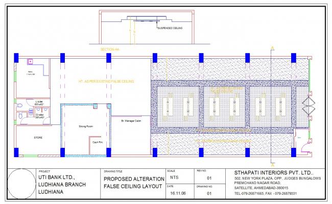 Rooms False Ceiling Layout Plan Cad Drawiong Cadbull