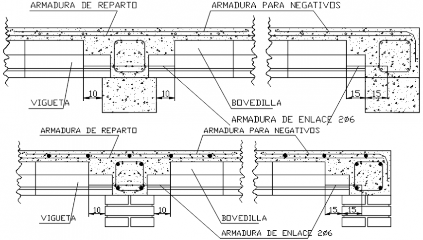 Prefabricated Concrete Slab Construction With Column Cad Drawing Details Dwg File Cadbull 