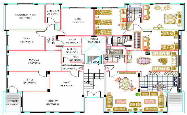 CAD home plan full project Download - Cadbull