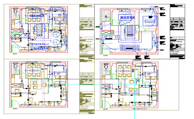 Office Building Elevation Design In AutoCAD File - Cadbull