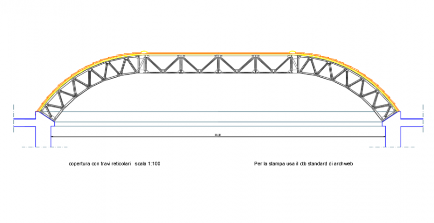 Concrete sidewalk detail sectional drawing - Cadbull