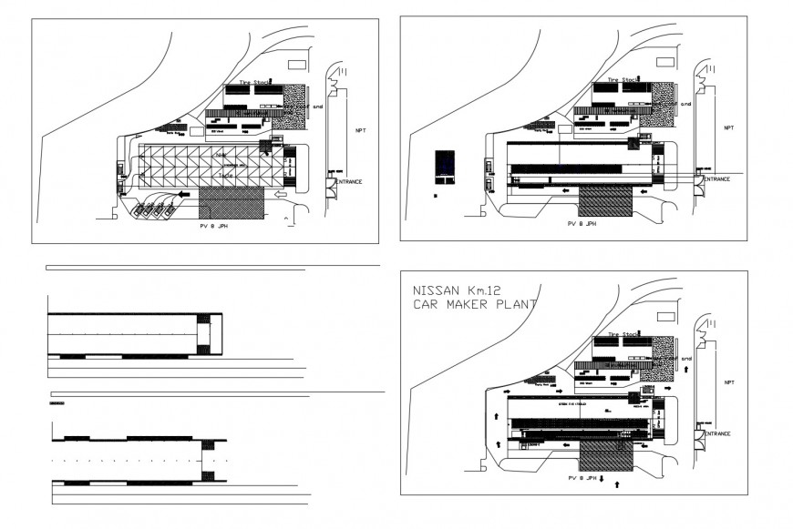 Generator house  design in AutoCAD file