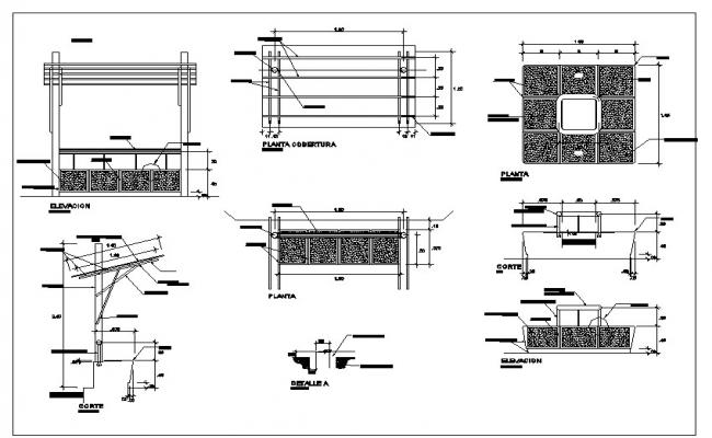 One Way Slab Structure Detail Dwg File Cadbull