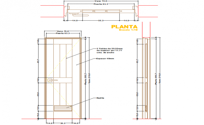 Simple window plan detail dwg file. - Cadbull