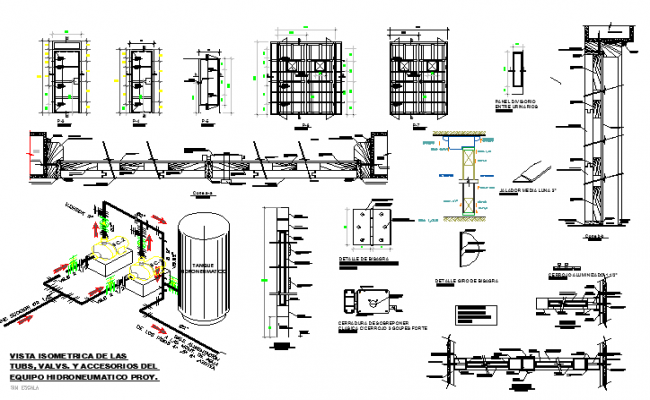 column and beam construction details of building dwg file