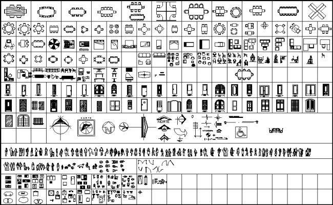 School And Classroom Furniture Cad Blocks