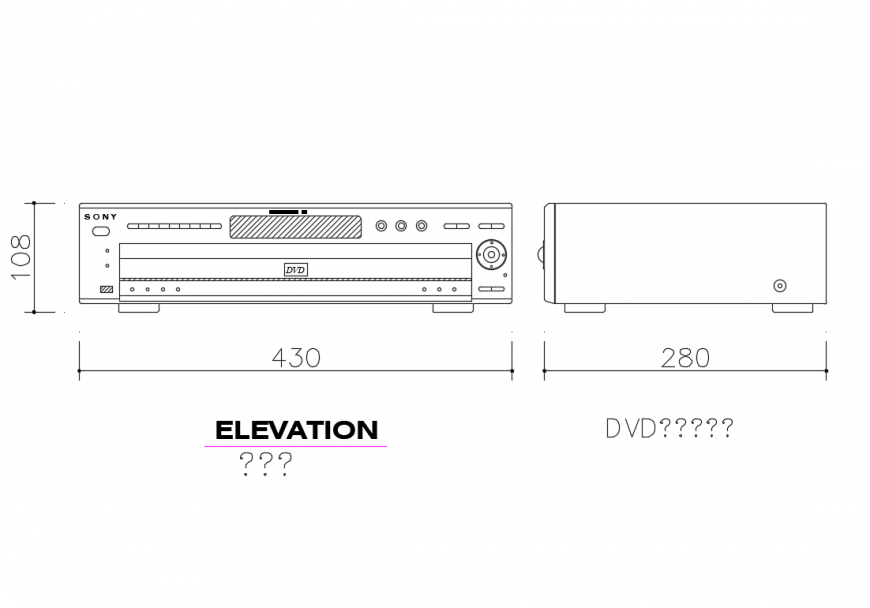 Socket Switches Detail Dwg File