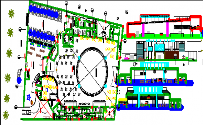 Club House Master Plan Drawing AutoCAD File - Cadbull