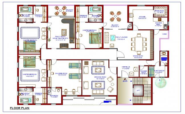 Modern Bungalows Lay-out design