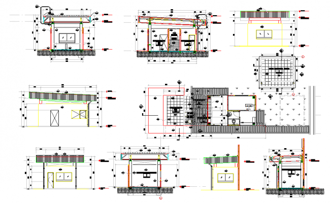 Guard House Design Plan Security Guard House Design