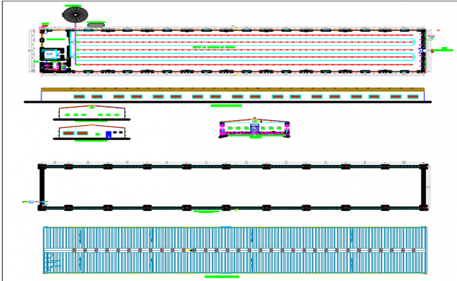 Poultry farm dwg