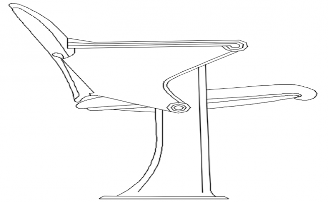 3 seater sofa dwg file - Cadbull