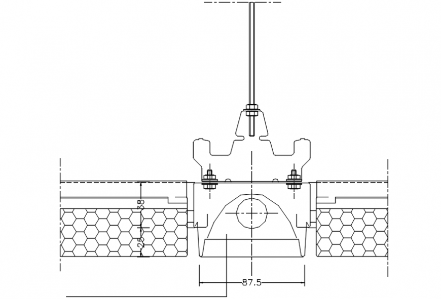 Floor Section And Under Ground Pipe Line Section Drawing Details Dwg File Cadbull