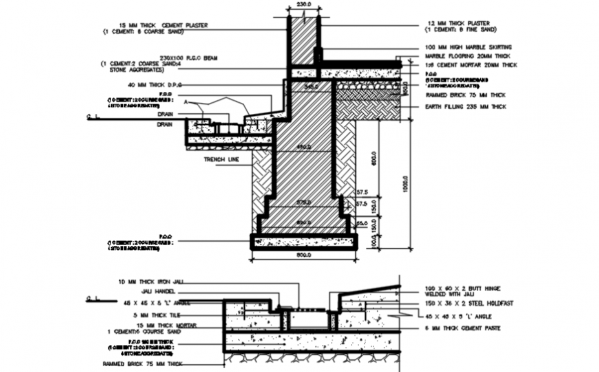 Metal Suspended Ceiling End With Special Profile L Structure