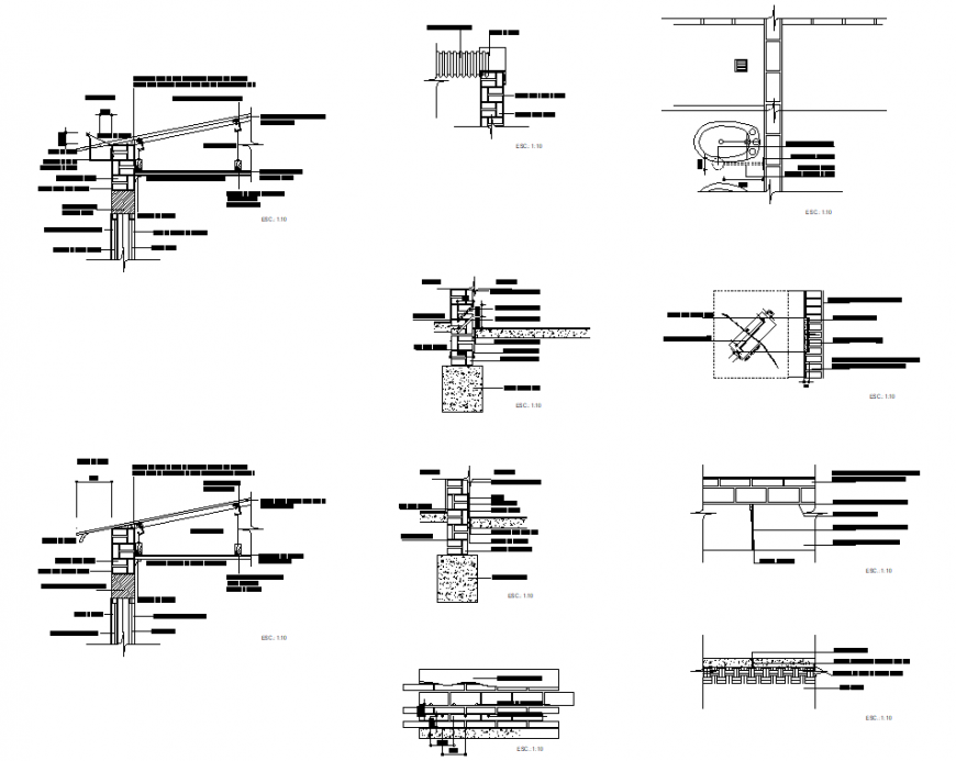 Foundation Dropped Ceiling Plan Detail Dwg File Cadbull