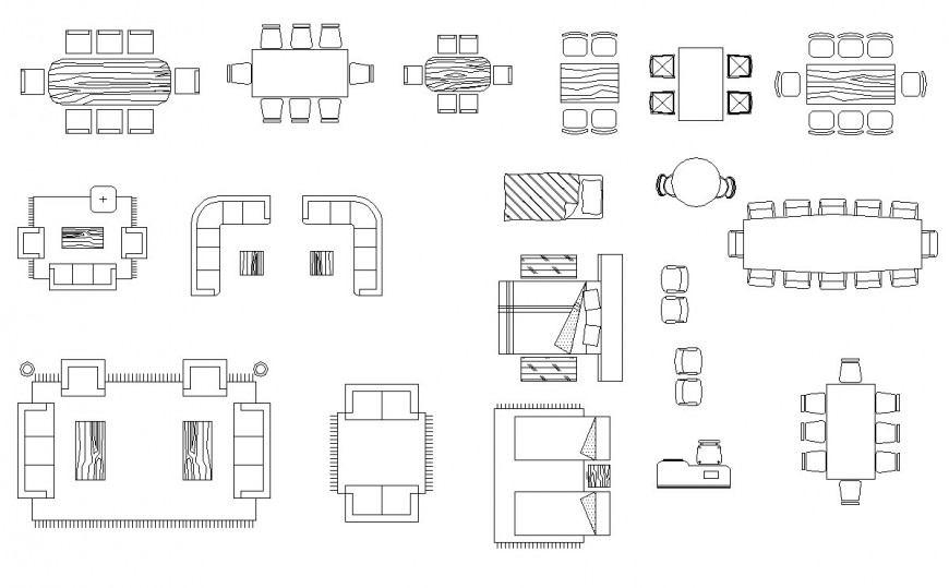 Study table cad block - Cadbull