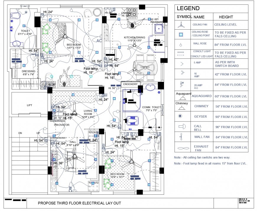 House Design False Ceiling Detail Dwg File