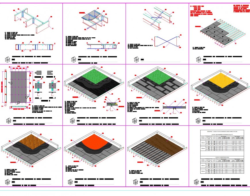 Section Of Flooring Detail Dwg File Cadbull