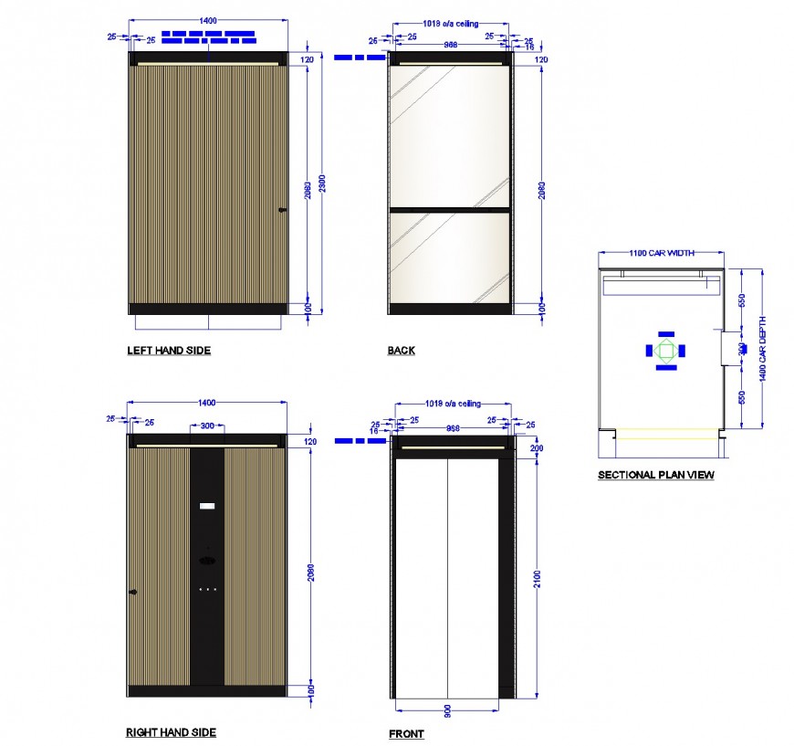 capsule lift dwg, capsule lift cad block Cadbull