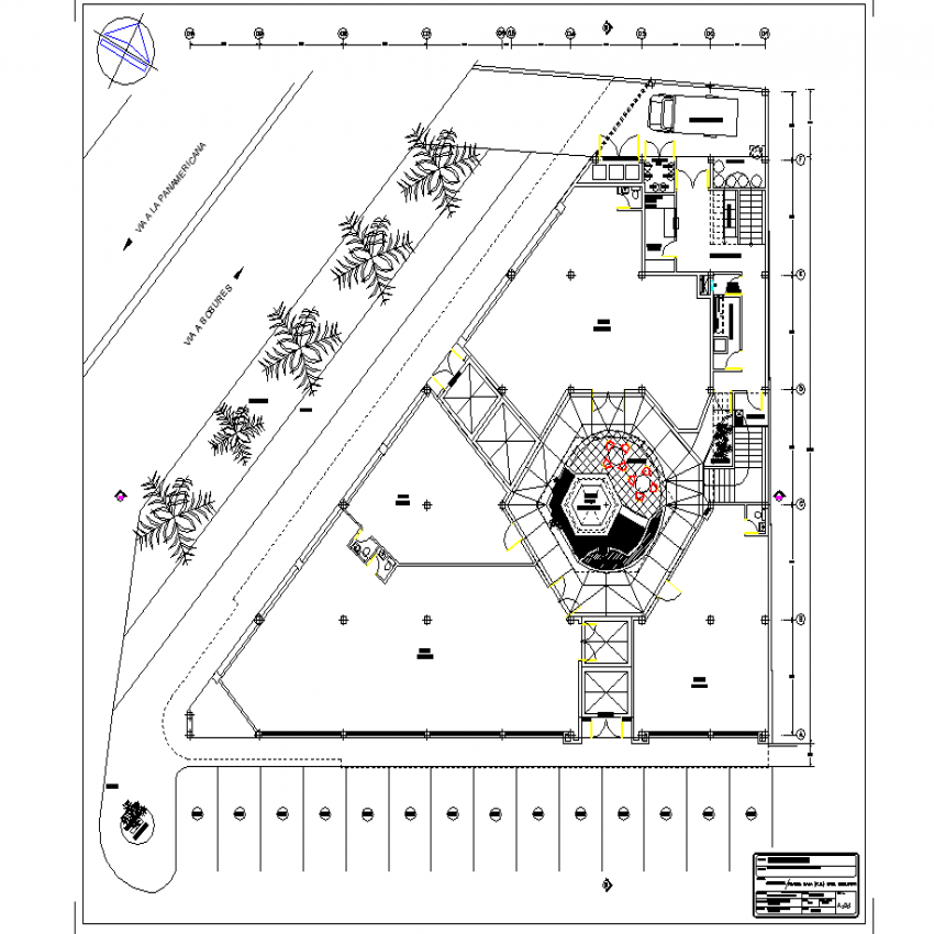 Shopping mall toilet plan and section layout file - Cadbull