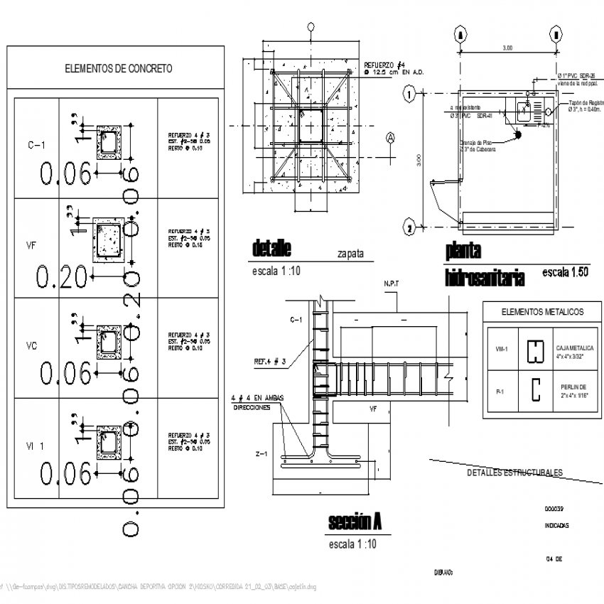 Rigid pavement detailing plan dwg file. - Cadbull