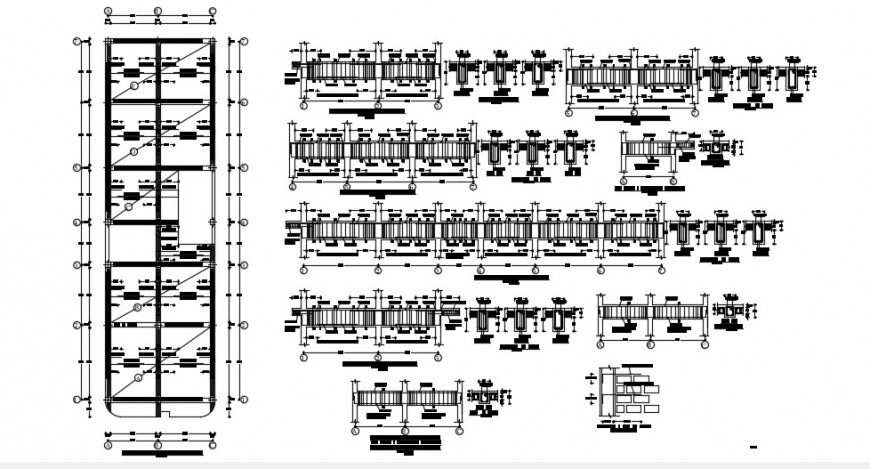 Typical sump pit section and cad construction details dwg file - Cadbull