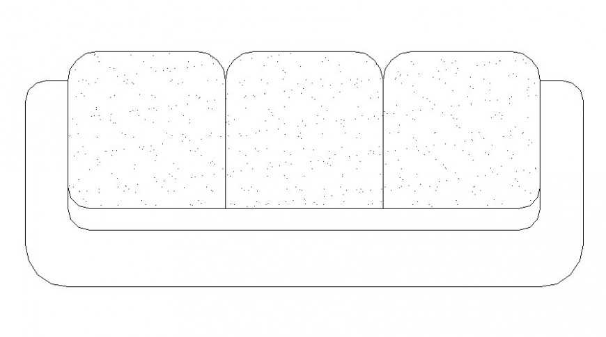 Sofa Cad Block In DWG File