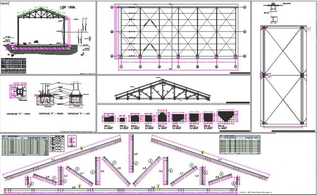 steel structure dwg.