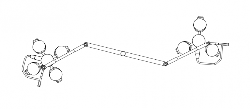 Creative Ceiling Fan Elevation Block Cad Drawing Details Dwg