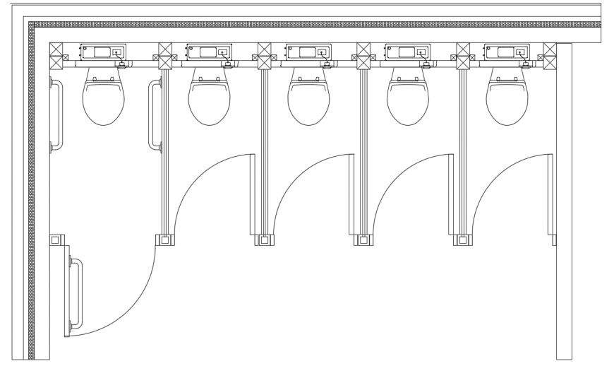 Bedroom area working plan detail 2d view autocad file - Cadbull