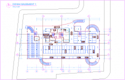 Wooden house plan, elevation and section detail dwg file