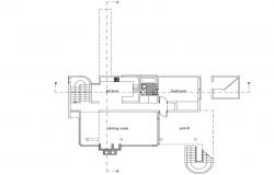 Architecture House  plan  CAD Drawings here find open house  