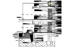 Stair Elevation Detail Dwg File