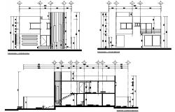 Autocad drawing of multistorey hotel building