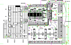 Ground Floor Reflection Ceiling Plan Details Of Restaurant