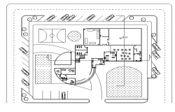 Office building 3 floors layout plan dwg file