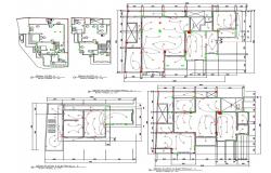 Residential False Ceiling Plan In Autocad