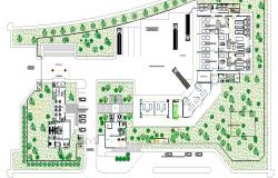 A treatment plant for packaging of food products plans detail dwg file