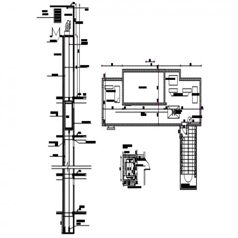 Autocad Elevator CAD blocks & DWG Models