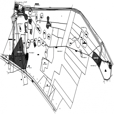 Road constructions and detail drawiing